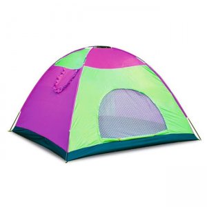 Σκηνή Camping 4 Ατόμων - 200x200x135cm με Σίτα και Παράθυρο
