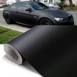 Αυτοκόλλητη Ταινία Black Matte πλάτους 152εκ.