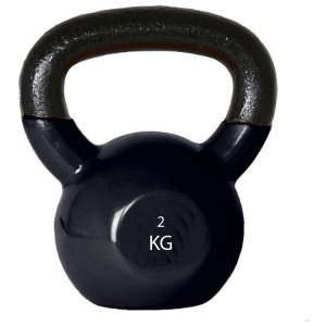 Kettlebell 2kg - Βαράκι Vinyl Sheng Με Λαβή Καμπάνα - 2,0  κιλά