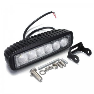 Mini Αδιάβροχος Προβολέας Αυτοκινήτου με 6 Xbright LED 18W LT18 IP68 12V