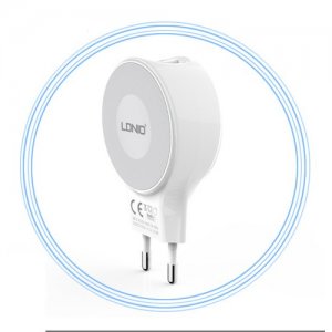 Φορτιστής Πρίζας LDNIO A2269 με δύο Εξόδους Usb και Καλώδιο Micro Usb