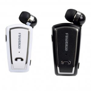 Ακουστικό Bluetooth Handsfree Multipoint με Επεκτεινόμενο Καλώδιο Fineblue