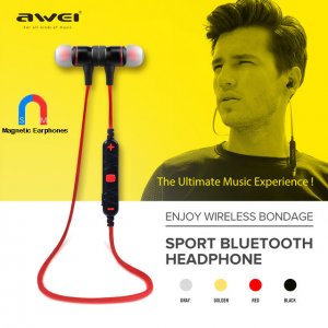 Ακουστικά Bluetooth - Τρεξίματος Άθλησης V4.0 AWEI Sport Headset Handsfree