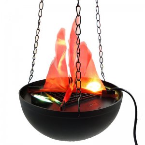Εντυπωσιακό Κρεμαστό Φωτιστικό Flame Lamp με Εφέ Πραγματικής Φλόγας 30εκ