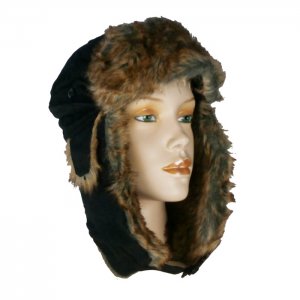 Αδιάβροχο Ζεστό Καπέλο - Σκούφος με Γούνα - Rabbit Fur Aviator Hat 13087