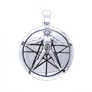 The Vitruvian Man Φυλαχτό για Εκπλήρωση Επιθυμιών και Προσέλκυση Συντρόφου WZPD464