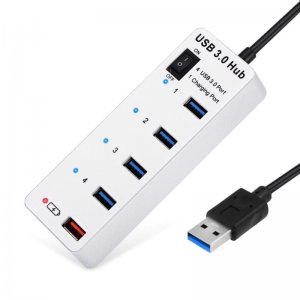 USB 3.0 HUB 4+1 Θυρών για Φόρτιση Συσκευών BYL-3011