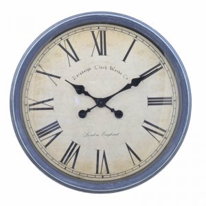 Ρολόι Τοίχου Γίγας Vintage 50cm ART1172-BLUE