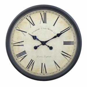 Ρολόι Τοίχου Γίγας Vintage 50cm ART1174-BLACK