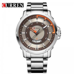 Ανδρικό Ρολόι CURREN M8229 Silver &amp; Brown
