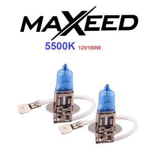 Λάμπες Αυτοκινήτου Τύπου MAXEED XENON Η3 5.500K 100W - Σετ 2 Τεμαχίων