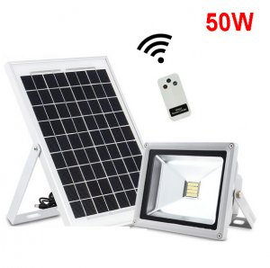 Ηλιακός Προβολέας Superbright 1150Lm LED 50W IP65 6000K με Τηλεχειριστήριο