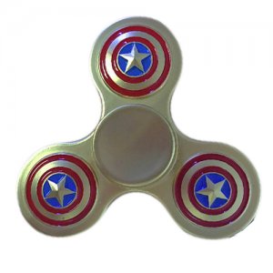 Anti Stress Fidget Spinner - Αγχολυτικό Παιχνίδι  Ανακούφισης Στρες - Captain America
