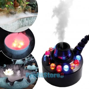 Συσκευή Εφέ Ομίχλης Mist Light με LED Φωτισμό - Υγραντήρας Ατμού Νεφελοποιητής Αρωματοθεραπείας Νερού με Τεχνολογία Υπερήχων