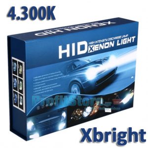 Φώτα XENON Η4 Αυτοκινήτου 35Watt - Πλήρες Kit H.I.D. 4.300K CAN BUS