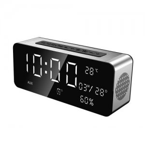 Επιτραπέζιο Ρολόι Multimedia Ηχείο Bluetooth Sardine με Ξυπνητήρι, USB,SD Player FM Radio &amp; Handsfree A10