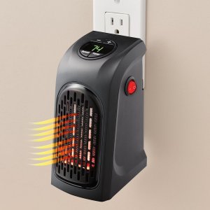 Μίνι Σόμπα Πρίζας - Αερόθερμο 300Watt Handy Heater με Θερμοστάτη και Χρονοδιακόπτη