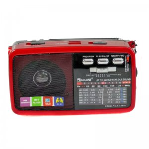 Φορητό Bluetooth USB,SD Mp3 Player Multimedia Speaker, FM Radio &amp; Φακός LED RX-7600