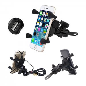 Extreme Action Bάση Φορτιστής USB Κινητού με Spider Grip για Καθρέπτη Μηχανής &amp; Ποδηλάτου