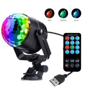 Φωτορυθμικό Led Party Light με Τηλεχειριστήριο και Βάση 3W