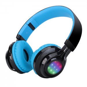 Ασύρματα On-Ear Ακουστικά LED Bluetooth Handsfree με Aux, SD, FM &amp; Μικρόφωνο