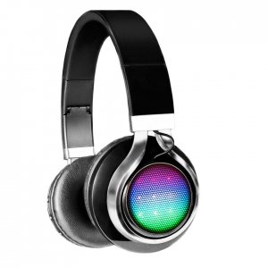 Ασύρματα Over-Ear Ακουστικά LED Bluetooth Handsfree με Aux, SD, FM &amp; Μικρόφωνο