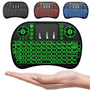 Φωτιζόμενο Ασύρματο Πληκτρολόγιο Μίνι - Wireless Touchpad για PC, Google, Android TV BOX