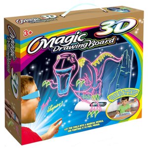 Μαγικός Πίνακας Ζωγραφικής 3D - Magic 3D Drawing Board