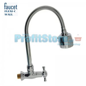 Εύκαμπτη Μπαταρία Νεροχύτη Τοίχου Απλή - Faucet Flexi-C 23120 OEM