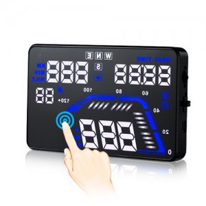 Οθόνη HUD Head Up Display Set Αυτοκινήτου με OBD II Interface Q7