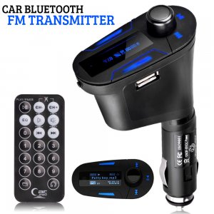 Πομπός Αυτοκινήτου USB,AUX,SD MP3 Player &amp; Φορτιστής USB με LCD Οθόνη - Car FM Transmitter