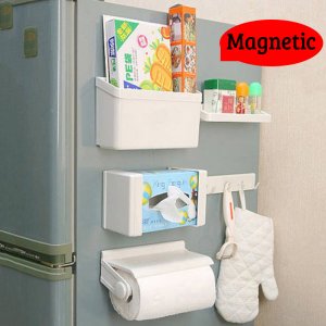 Σετ Μαγνητικές Θήκες Αποθήκευσης για την Κουζίνα 5 σε 1 - Magnetic Shelves Series 5 in 1