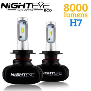 LED Φώτα Αυτοκινήτου NightEye ECO H7 6500K 8000LM (2x4000) 50W (2x25W) CAN BUS
