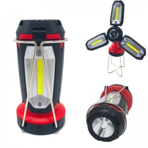 USB Επαναφορτιζόμενος LED &amp; COB Φακός Φωτιστικό &amp; Powerbank -  Multi-Function Working Light
