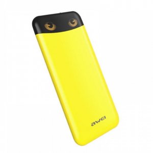 Power Bank 10000mAh - Έξτρα Μικρή Φορητή Μπαταρία για Κινητά, Κάμερες και Tablet - Κίτρινο