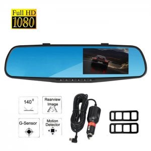 Καθρέπτης Αυτοκινήτου FHD 1080p DVR Κάμερα Καταγραφικό με LCD TFT Οθόνη 3.5 &amp; Ανίχνευση Κίνησης