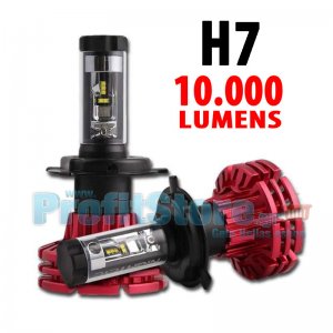 2x Nighteye Λάμπες Αυτοκινήτου LED 360° Η7 10000LM (2x5000) 60W (2x30) με Φίλμ Χρώματος 3000Κ - 6500Κ - 8000Κ A344 CAN BUS με Ballast 12-24V