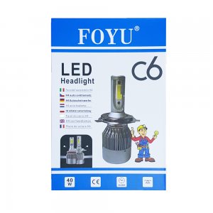 LED Φώτα Αυτοκινήτου Η7 6000Κ C6 40W 3800LM CAN BUS FOYU