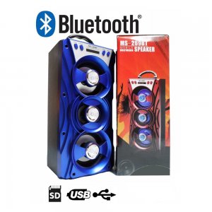 Ηχοσύστημα Bluetooth με LED Φωτισμό 10W USB,SD,AUX,FM &amp; Οθόνη LED Multimedia Player MS-269ΒΤ