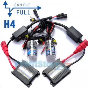 Φώτα XENON Η4 FULL Can Bus 35W Super Bright - Πλήρες Kit ΧΕΝΟΝ H.I.D. 6000K