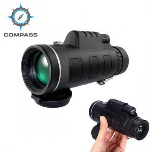 Compact Μονόκυαλο Near Focus 35x50 Day &amp; Night WeatherProof με Πυξίδα