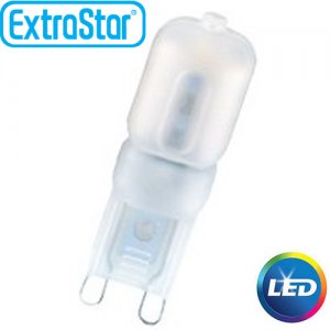 Λαμπτήρας LED ExtraStar 2,5W G9 με Ψυχρό Φως