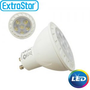 Λαμπτήρας LED ExtraStar 5,5W GU10 με Ψυχρό Φως