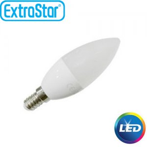 Λαμπτήρας LED ExtraStar P37 7W E14 με Ψυχρό Φως