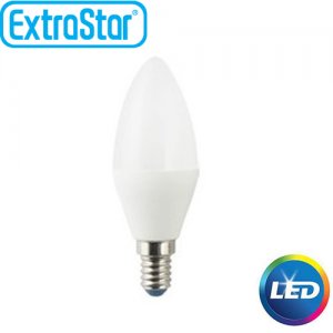 Λαμπτήρας LED ExtraStar 6W E14 με Θερμό Φως