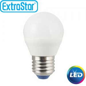 Λαμπτήρας LED ExtraStar G45 4W E27 με Θερμό Φως