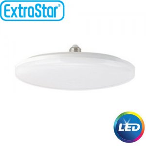 Φωτιστικό Οροφής LED ExtraStar 24W E27 με Ψυχρό Φως