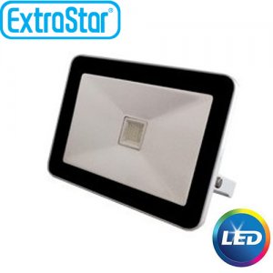 Extra Slim Προβολέας LED ExtraStar 20W με Μπλέ Φως