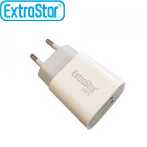 Φορητός Φορτιστής Ρεύματος ExtraStar 5V με 2x Εξόδους USB 2,4A