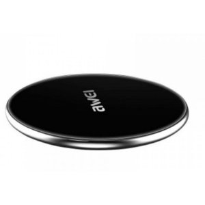 Ασύρματος Στρογγυλός Φορτιστής Awei W3 Μαύρο - Wireless Powerbank